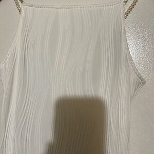 RIHOAS Ivory Pearl-Strap Maxi Dress Excellent condition